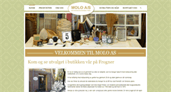Desktop Screenshot of moloas.no